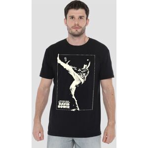 David Bowie Men's The Man Cover T-Shirt, Black Size: 4XL Black 4XL David Bowie Men's The Man Cover T-Shirt, Black Size: 4XL Black 4XL