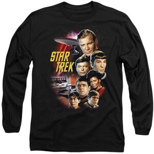 Star Trek Men's St Original The Classic Crew Long Sleeve T-Shirt, Black Size: Large Black L Star Trek Men's St Original The Classic Crew Long Sleeve T-Shirt, Black Size: Large Black L