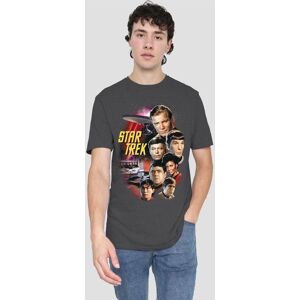 Star Trek Men's St Original The Classic Crew T-Shirt, Charcoal Size: 2XL Charcoal 2XL Star Trek Men's St Original The Classic Crew T-Shirt, Charcoal Size: 2XL Charcoal 2XL