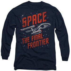 Star Trek Men's Space Travel Long Sleeve T-Shirt, Navy Size: Large Navy L Star Trek Men's Space Travel Long Sleeve T-Shirt, Navy Size: Large Navy L