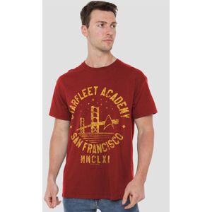Star Trek Men's Collegiate Bridge T-Shirt, Cardinal in Red Size: Medium Red M Star Trek Men's Collegiate Bridge T-Shirt, Cardinal in Red Size: Medium Red M
