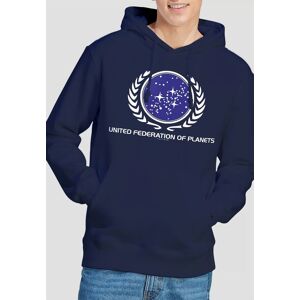 Star Trek Men's United Federation Logo Hoodie, Navy Size: 2XL Navy 2XL Star Trek Men's United Federation Logo Hoodie, Navy Size: 2XL Navy 2XL