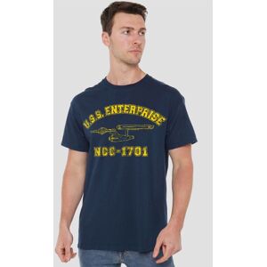 Star Trek Men's Enterprise Athletic T-Shirt, Navy Size: 5XL Navy 5XL Star Trek Men's Enterprise Athletic T-Shirt, Navy Size: 5XL Navy 5XL