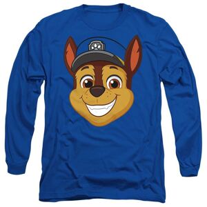 Paw Patrol Men's Chase Grin Long Sleeve T Shirt-Royal Blue in Royal Size: 2XL Royal 2XL Paw Patrol Men's Chase Grin Long Sleeve T Shirt-Royal Blue in Royal Size: 2XL Royal 2XL
