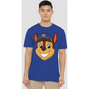 Paw Patrol Men's Chase Grin T-Shirt-Royal Blue in Royal Size: Medium Royal M Paw Patrol Men's Chase Grin T-Shirt-Royal Blue in Royal Size: Medium Royal M