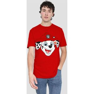 Paw Patrol Men's Marshall Grin T-Shirt-Red in Red Size: Medium Red M Paw Patrol Men's Marshall Grin T-Shirt-Red in Red Size: Medium Red M