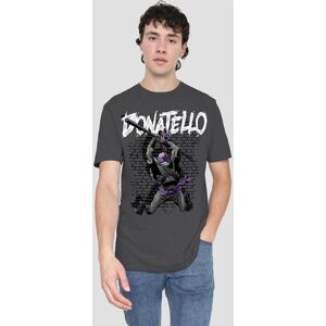 Teenage Mutant Ninja Turtles Men's Tmnt Tmnt Donatello T-Shirt-Charcoal in Charcoal Size: XL Charcoal XL Teenage Mutant Ninja Turtles Men's Tmnt Tmnt Donatello T-Shirt-Charcoal in Charcoal Size: XL Charcoal XL