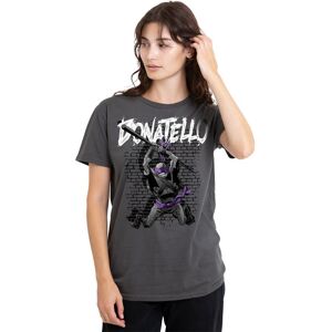 Teenage Mutant Ninja Turtles Men's TMNT TMNT Donatello T-Shirt, Charcoal Size: Small Charcoal S Teenage Mutant Ninja Turtles Men's TMNT TMNT Donatello T-Shirt, Charcoal Size: Small Charcoal S