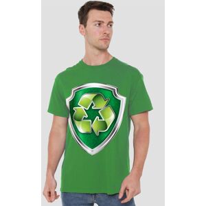 Paw Patrol Men's Rocky Badge T-Shirt, Kelly Green in Dark Green Size: Medium Dark Green M Paw Patrol Men's Rocky Badge T-Shirt, Kelly Green in Dark Green Size: Medium Dark Green M