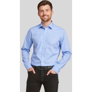 Double TWO Men's Slim Fit Fresh Blue Long Sleeve Non-Iron Shirt Size: 17.5 in Blue 17.5 in Double TWO Men's Slim Fit Fresh Blue Long Sleeve Non-Iron Shirt Size: 17.5 in Blue 17.5 in