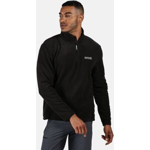 Regatta Men's 'Thompson' Lightweight Half Zip Fleece in Black Size: 5XL Black 5XL Regatta Men's 'Thompson' Lightweight Half Zip Fleece in Black Size: 5XL Black 5XL