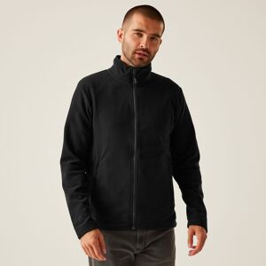 Regatta Men's Honestly Made Full Zip Fleece in Black Size: Medium Black M Regatta Men's Honestly Made Full Zip Fleece in Black Size: Medium Black M