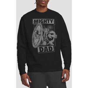 Marvel Men's Thor Father's Day Mighty Dad Sweatshirt in Black Size: 2XL Black 2XL Marvel Men's Thor Father's Day Mighty Dad Sweatshirt in Black Size: 2XL Black 2XL