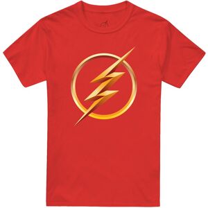 DC Comics Men's The Flash Embossed Logo T-Shirt in Red Size: 2XL Red 2XL DC Comics Men's The Flash Embossed Logo T-Shirt in Red Size: 2XL Red 2XL