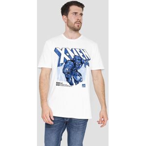 Marvel Men's Beast Jumping T-Shirt in White Size: Large White L Marvel Men's Beast Jumping T-Shirt in White Size: Large White L
