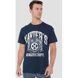 Marvel Men's Proffessor Xavier'S Athletic Dept T-Shirt in Navy Size: Large Navy L Marvel Men's Proffessor Xavier'S Athletic Dept T-Shirt in Navy Size: Large Navy L
