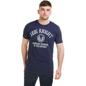 Star Wars Men's Jedi Knight Collegiate Cotton T-Shirt Navy Size: XL Navy XL Star Wars Men's Jedi Knight Collegiate Cotton T-Shirt Navy Size: XL Navy XL