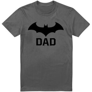 Batman Men's Hush Dad T-Shirt Charcoal Size: Small Charcoal S Batman Men's Hush Dad T-Shirt Charcoal Size: Small Charcoal S