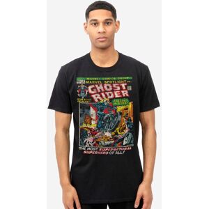 Marvel Men's Ghost Rider Is Born T-Shirt Black Size: Small Black S Marvel Men's Ghost Rider Is Born T-Shirt Black Size: Small Black S