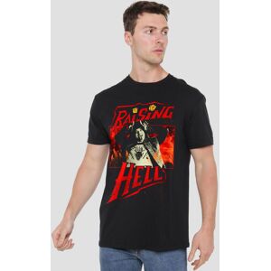 Stranger Things Eddie Munson Raising Hell T-Shirt, Black Size: 2XL Black 2XL Stranger Things Eddie Munson Raising Hell T-Shirt, Black Size: 2XL Black 2XL