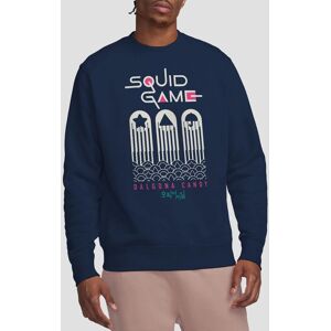 Netflix Men's Squid Game Dalgona Candy Shapes Sweatshirt, Navy Size: Medium Navy M Netflix Men's Squid Game Dalgona Candy Shapes Sweatshirt, Navy Size: Medium Navy M
