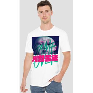 Squid Game Men's DUO TONE YOUNG-HEE T-Shirt, White Size: Medium White M Squid Game Men's DUO TONE YOUNG-HEE T-Shirt, White Size: Medium White M