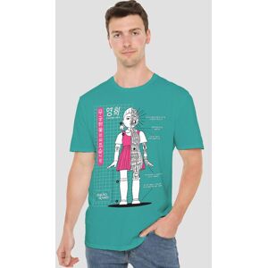 Squid Game Men's YOUNG-HEE BLUEPRINT T-Shirt, Jade Dome Size: XL Jade XL Squid Game Men's YOUNG-HEE BLUEPRINT T-Shirt, Jade Dome Size: XL Jade XL