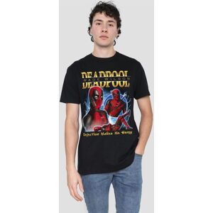Marvel Men's DEADPOOL & WOLVERINE HUNGY WADE DEADPOOL BOOTLEG T-Shirt, Black Size: 3XL Black 3XL Marvel Men's DEADPOOL & WOLVERINE HUNGY WADE DEADPOOL BOOTLEG T-Shirt, Black Size: 3XL Black 3XL