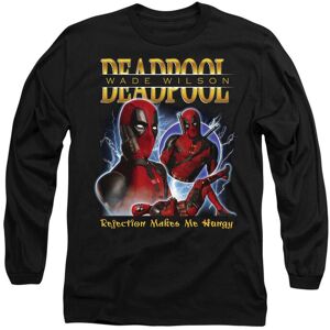 Marvel Men's DEADPOOL & WOLVERINE HUNGY WADE DEADPOOL BOOTLEG Long Sleeve T-Shirt, Black Size: Medium Black M Marvel Men's DEADPOOL & WOLVERINE HUNGY WADE DEADPOOL BOOTLEG Long Sleeve T-Shirt, Black Size: Medium Black M
