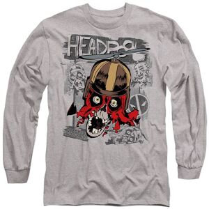 Marvel Men's DEADPOOL & WOLVERINE SKETCHBOOK HEADPOOL ATTACKS Long Sleeve T-Shirt, Athletic Heather in Light Grey Size: Large Light Grey L Marvel Men's DEADPOOL & WOLVERINE SKETCHBOOK HEADPOOL ATTACKS Long Sleeve T-Shirt, Athletic Heather in Light Grey Size: Large Light Grey L