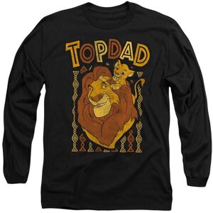Disney The Lion King Father's Day Mufasa Top Dad Long Sleeve T-Shirt, Black Size: Medium Black M Disney The Lion King Father's Day Mufasa Top Dad Long Sleeve T-Shirt, Black Size: Medium Black M