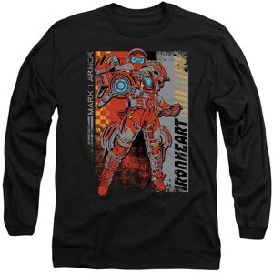 Marvel Black Panther: Wakanda Forever Ironheart Mark 1 Armor Long Sleeve T-Shirt, Black Size: XL Black XL Marvel Black Panther: Wakanda Forever Ironheart Mark 1 Armor Long Sleeve T-Shirt, Black Size: XL Black XL