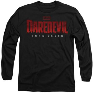 Marvel Men's Daredevil Born Again Logo Long Sleeve T-Shirt, Black Size: Medium Black M Marvel Men's Daredevil Born Again Logo Long Sleeve T-Shirt, Black Size: Medium Black M