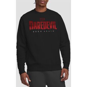 Marvel Men's Daredevil Born Again Logo Sweatshirt, Black Size: Large Black L Marvel Men's Daredevil Born Again Logo Sweatshirt, Black Size: Large Black L