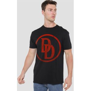 Marvel Men's Daredevil Born Again Symbol T-Shirt, Black Size: Small Black S Marvel Men's Daredevil Born Again Symbol T-Shirt, Black Size: Small Black S
