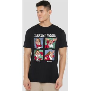 Disney Snow White & The 7 Dwarfs Father's Day Current Mood Grumpy Dad T-Shirt, Black Size: 3XL Black 3XL Disney Snow White & The 7 Dwarfs Father's Day Current Mood Grumpy Dad T-Shirt, Black Size: 3XL Black 3XL