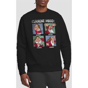 Disney Snow White & The 7 Dwarfs Snow White Father'S Day Current Mood Grumpy Dad Sweatshirt, Black Size: Small Black S Disney Snow White & The 7 Dwarfs Snow White Father'S Day Current Mood Grumpy Dad Sweatshirt, Black Size: Small Black S
