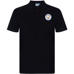 Manchester City FC - Crest Polo Shirt - Black - XL - Polo Shirt Manchester City FC - Crest Polo Shirt - Black - XL - Polo Shirt