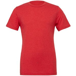 Bella + Canvas Men's Canvas Triblend Crew Neck Plain Short Sleeve T-Shirt in Light Red Size: 2XL Light Red 2XL Bella + Canvas Men's Canvas Triblend Crew Neck Plain Short Sleeve T-Shirt in Light Red Size: 2XL Light Red 2XL