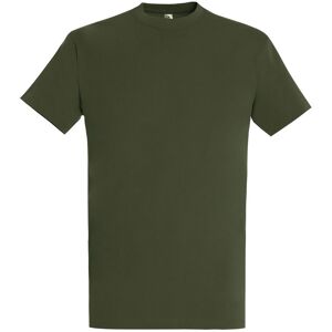 Sols Imperial Heavyweight Short Sleeve T-Shirt - Army, Multicolour, Bottle Green - T-Shirt Sols Imperial Heavyweight Short Sleeve T-Shirt - Army, Multicolour, Bottle Green - T-Shirt