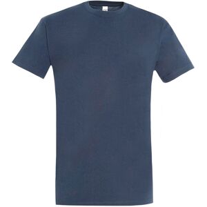 SOL'S Men's Imperial Heavyweight Short Sleeve T-Shirt in Mid Blue Size: 2XL Mid Blue 2XL SOL'S Men's Imperial Heavyweight Short Sleeve T-Shirt in Mid Blue Size: 2XL Mid Blue 2XL