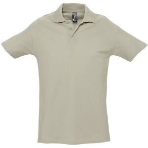 SOL'S Men's Spring II Short Sleeve Heavyweight Polo Shirt in Khaki Size: Medium Khaki M SOL'S Men's Spring II Short Sleeve Heavyweight Polo Shirt in Khaki Size: Medium Khaki M