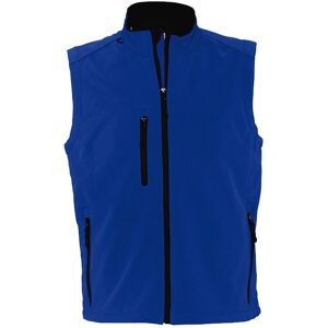 SOL'S Men's Rallye Soft Shell Bodywarmer Jacket in Blue Size: 2XL Blue 2XL SOL'S Men's Rallye Soft Shell Bodywarmer Jacket in Blue Size: 2XL Blue 2XL