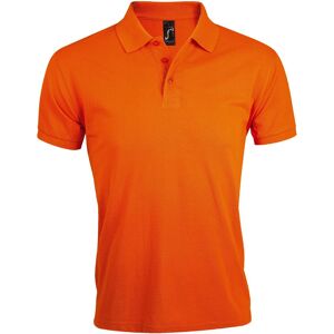 SOL'S Men's Prime Pique Plain Short Sleeve Polo Shirt in Orange Size: 2XL Orange 2XL SOL'S Men's Prime Pique Plain Short Sleeve Polo Shirt in Orange Size: 2XL Orange 2XL