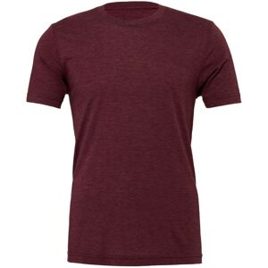Bella + Canvas Men's Canvas Triblend Crew Neck Plain Short Sleeve T-Shirt in Maroon Size: Medium Maroon M Bella + Canvas Men's Canvas Triblend Crew Neck Plain Short Sleeve T-Shirt in Maroon Size: Medium Maroon M