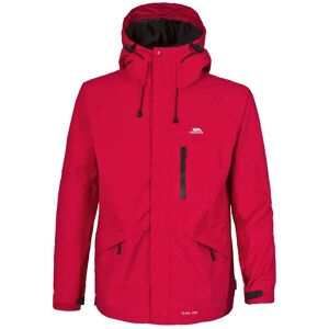 Trespass Men's Corvo Hooded Full Zip Waterproof Jacket Coat in Red Size: Large Red L Trespass Men's Corvo Hooded Full Zip Waterproof Jacket Coat in Red Size: Large Red L