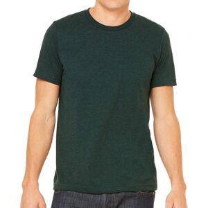 Bella + Canvas Men's Canvas Triblend Crew Neck Plain Short Sleeve T-Shirt in Emerald Size: Small Emerald S Bella + Canvas Men's Canvas Triblend Crew Neck Plain Short Sleeve T-Shirt in Emerald Size: Small Emerald S