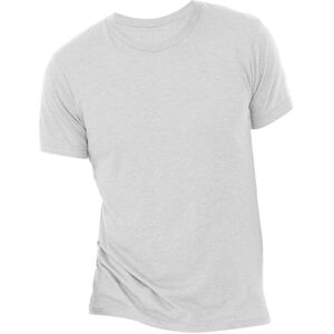 Bella + Canvas Men's Canvas Triblend Crew Neck Plain Short Sleeve T-Shirt in Off-White Size: Small Off-White S Bella + Canvas Men's Canvas Triblend Crew Neck Plain Short Sleeve T-Shirt in Off-White Size: Small Off-White S