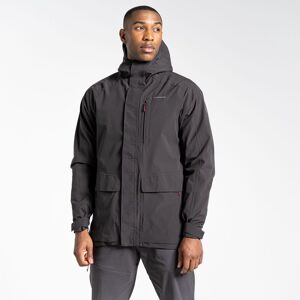 Craghoppers Men's 'Lorton' Aquadry Waterproof Hiking Jacket in Dark Grey Size: Small Dark Grey S Craghoppers Men's 'Lorton' Aquadry Waterproof Hiking Jacket in Dark Grey Size: Small Dark Grey S
