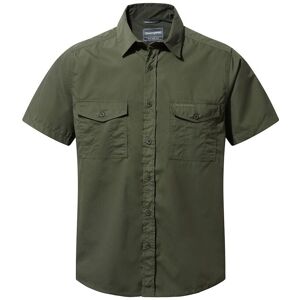 Craghoppers Men's NosiDefense Cotton-Blend 'Kiwi' Short Sleeve Shirt in Khaki Size: Small Khaki S Craghoppers Men's NosiDefense Cotton-Blend 'Kiwi' Short Sleeve Shirt in Khaki Size: Small Khaki S